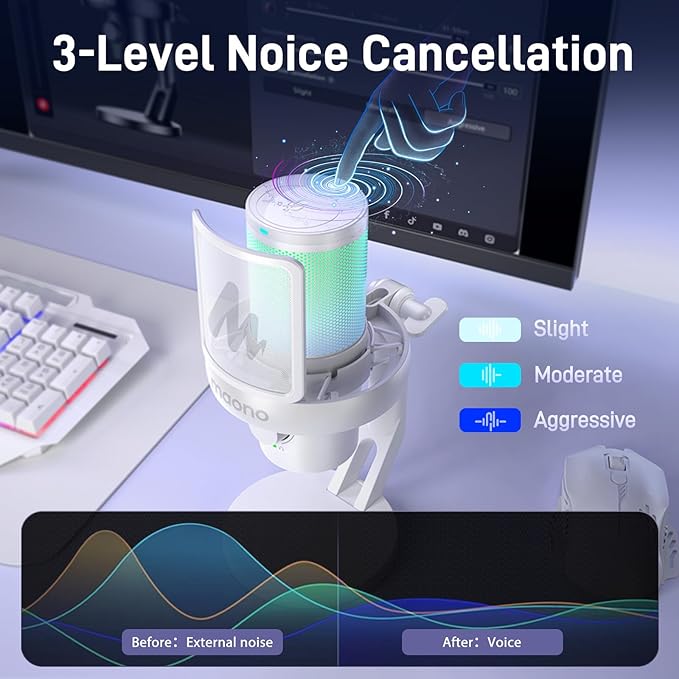 MAONO Wireless Microphone for PC, Gaming Streaming USB Mic - Image 5