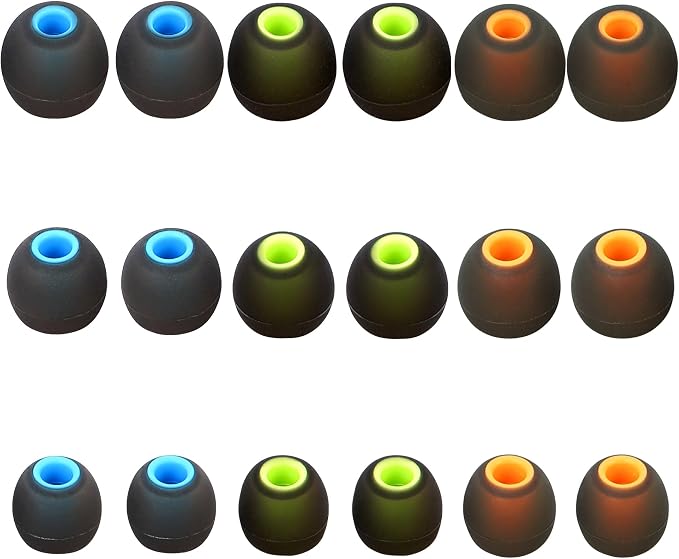 Silicone Replacement Earbud Tips Ear Tips Fit Most in-Ear Earbuds Headphone by Unknown