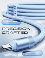 LISEN 10FT USB C Cable Fast Charging, Chubby 240W Cable USB C to USB C Fast - Image 8