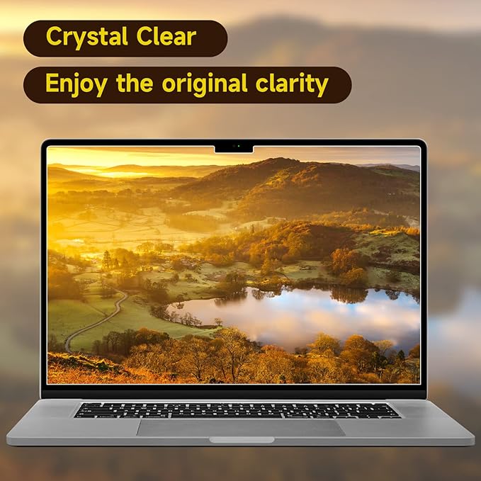 2 Pack Compatible with MacBook Air 13.6 inch Screen Protector, Matte Anti Glare - Image 4