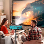 Projector Stand with Wheels, Laptop Tripod from 29" to 69" with Mouse Tray - Image 7