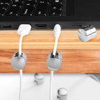 3 Sets Charger Holders for Cords, Adhesive Metal Cord Clips, Cable Management - Image 6
