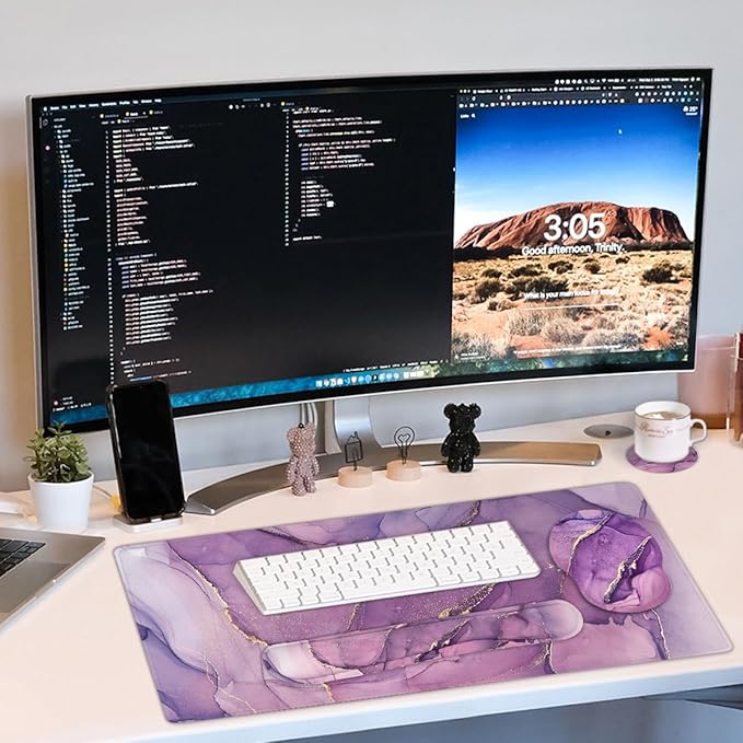 Large Mouse Pad and Keyboard Wrist Rest, Desk Pad - Image 7