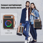 Bluetooth Speaker with Two Wireless Microphones, Outdoor Speaker with - Image 7
