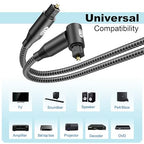 EMK 90 Degree Right Angle Optical Audio Cable - Image 4