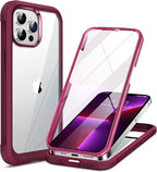Miracase Glass Case for iPhone 13 Pro Max 6.7 inch, Upgrade Full-Body Clear by Miracase