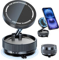 Vacuum Magnetic Phone Holder, Suction Cup Phone Mount by PUUQII