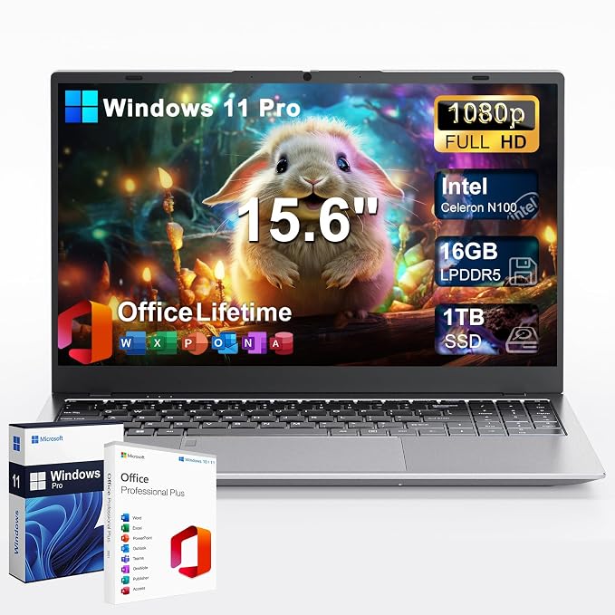 2025 Gina Laptop Computer 15 15.6 Inch FHD by GinaJoyfurno