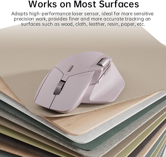 Rapoo MT760 Multi-Device Wireless Mouse, 11 Programmable Buttons, 4K DPI - Image 8