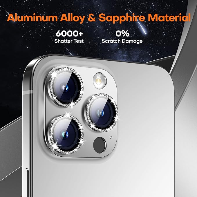 Camera Lens Protector for iPhone 16 Pro Max/16 Pro/15 Pro Max/15 Pro/14 Pro - Image 5