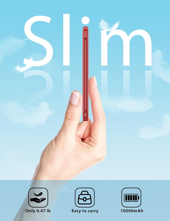 miisso 10000mah Slim Portable Charger - Image 2