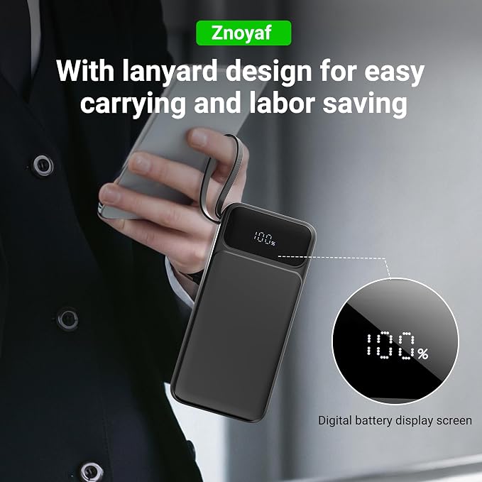 Portable Charger Power Bank 50000mAh- 7 Outputs & 3 Inputs USB-C 22.5W Fast - Image 8