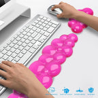 Gel Cloud Keyboard and Mouse Wrist Rest, Cute Wrist Support and Arm Support - Image 6