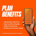 Boost Mobile SIM Kit | $25/mo Forever Unlimited Plan - Image 3