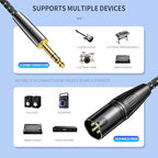 Kumiho XLR Male to 1/4 Inch 6.35mm TRS Stereo Cable Hi-Fi Balanced Bi-Shielded - Image 5