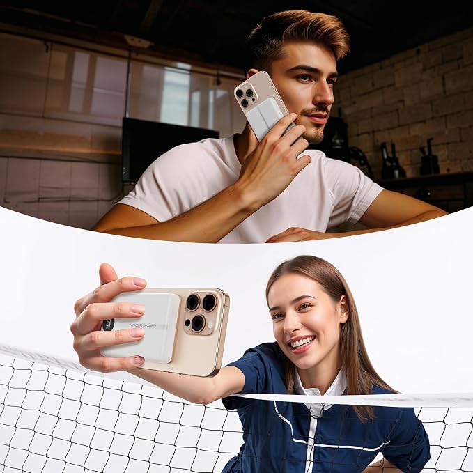 Magnetic Portable Charger, 16800mAh Wireless Power Bank, - Image 7