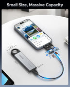 ORICO 256GB External SSD Up to 1050MB/s, Hanging Hole Design Portable Solid - Image 2