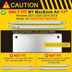 Batianda Case for M1 MacBook Air 13 Inch Model A2337 A2179 A1932 2021 2020 2019 - Image 2