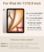 Compatible with iPad Air 11 Inch & Air 5th/ Air 4th Generation Case with - Image 2