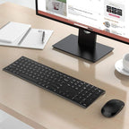 Wireless Keyboard and Mouse, Vssoplor 2.4GHz Rechargeable Compact Quiet - Image 7