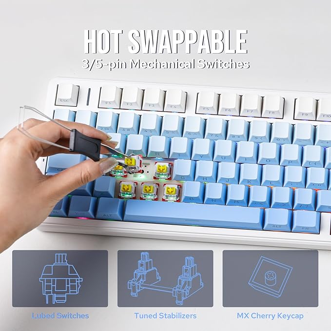 EPOMAKER X Aula F99 PRO Wireless Gaming Keyboard - Image 6