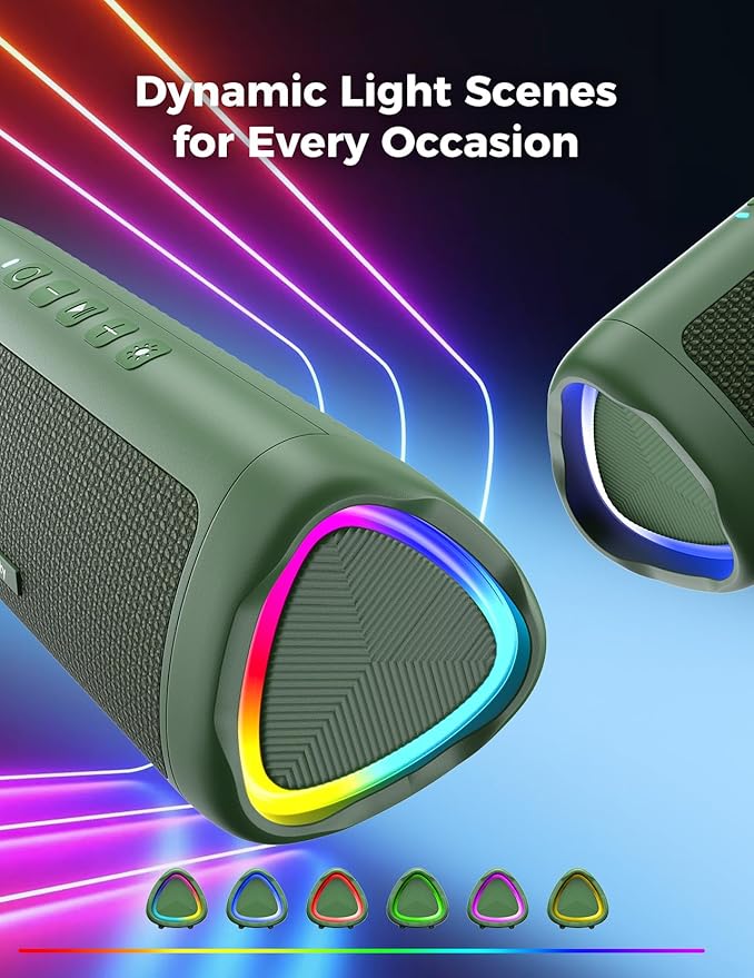 Bluetooth Speaker, 20W HD Sound, Portable Wireless, IPX5 Waterproof, - Image 3