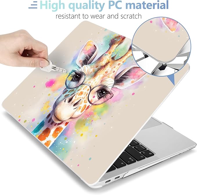 MEEgoodo for MacBook Air 13.3 inch Case 2021 2020 2019 2018 A2337 M1 A2179 A1932 - Image 3