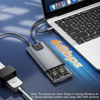 MAIWO Dual Bay M.2 SATA SSD Enclosure Cloner, USB3.1 Gen2 Type C 6Gbps - Image 3