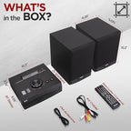 Pyle Home Stereo Shelf System - 100W Wireless BT Streaming - Image 7