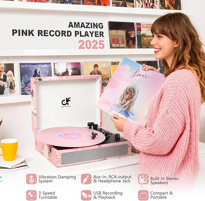 Vinyl Record Player Bluetooth - Image 2