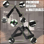 Cable Machine Attachment，LAT Pulldown Attachments Upgraded 1.3 Inch Comfort - Image 3