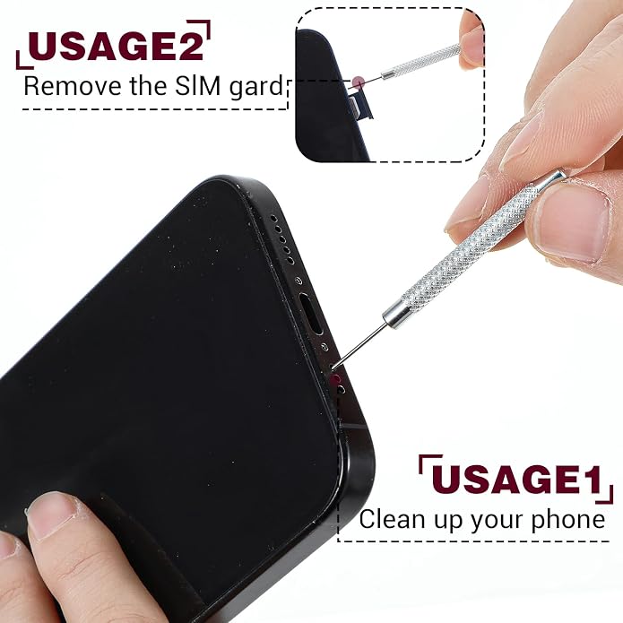 16 Pcs SIM Card Removal Pin, SIM Card Tray Ejector Pins Removal Opening Tool - Image 5