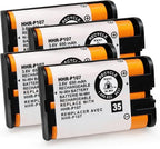 4Pack HHR-P107 NI-MH Rechargeable Battery 3.6V 650mAh by TrianglePatt