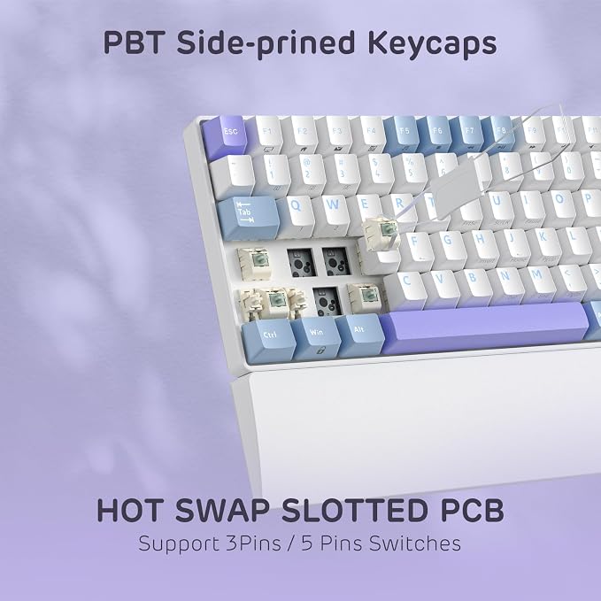 RK ROYAL KLUDGE RK96 RGB Limited Ed, 90% 96 Keys Wireless 3-Mode - Image 6