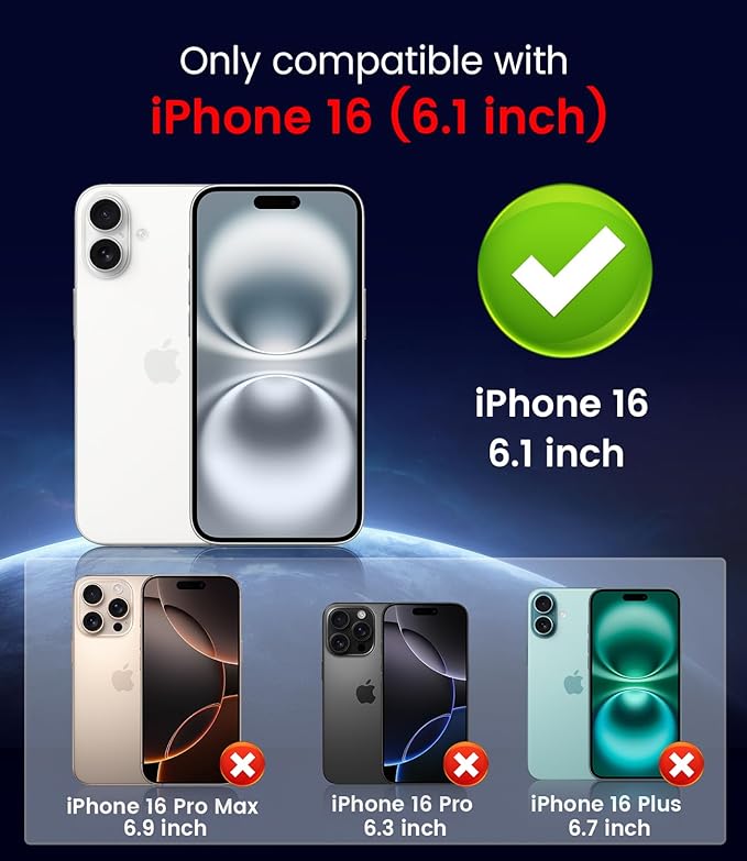 Magnetic for iPhone 16 Case Slim Soft Silicone Bumper Shockproof Metallic - Image 2