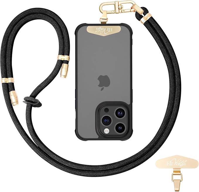 Adjustable Anti-Theft Phone Lanyard -Rope Neck & Crossbody Strap by Unknown