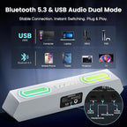 Deeyaple Computer Speakers, 40W Wireless Soundbar - Image 3