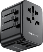 MOMAX European Travel Plug Adapter, Worldwide All in One Travel Adapter by MOMAX