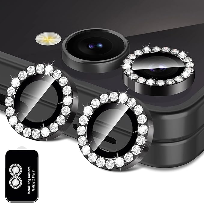 for Samsung Galaxy Z Flip 7 Camera Lens Protector, Individual Metal Ring by Btscase