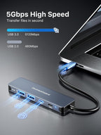 USB-C Hub 5-in-1 with 4K HDMI, 100W Power Delivery, 5Gbps USB-C Data Port and 2 - Image 3