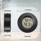 Mini Hygrometer Thermometer Digital Humidity Meter Indoor/Outdoor Humidity - Image 2