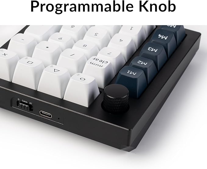 Keychron Q0 Max Wireless Custom Mechanical Numpad, 2.4 GHz/Bluetooth 5.1/Wired - Image 7