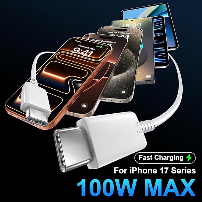 45W USB C iPhone 17 16 Pro Max Charger Block Type C iPhone 16 17 Super Fast - Image 4