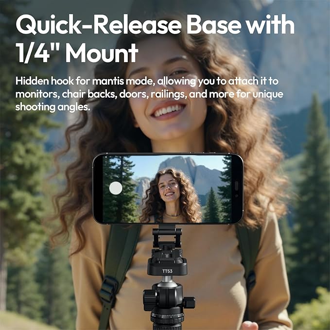 ULANZI Magnetic Phone Tripod Stand, Foldable Mini Tripod - Image 6