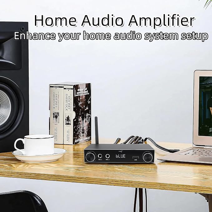 5.3 Bluetooth Audio Amplifier 2-Channel Stereo Hi-Fi Amplifier - Image 5