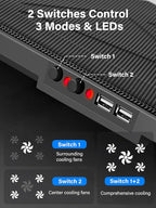 Kootek Laptop Cooling Pad, Laptop Cooler - Image 4