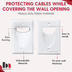 BestMounts - 12 Pack Inner Nose Behind Wall Cable Management TV Cord Hider - Image 3