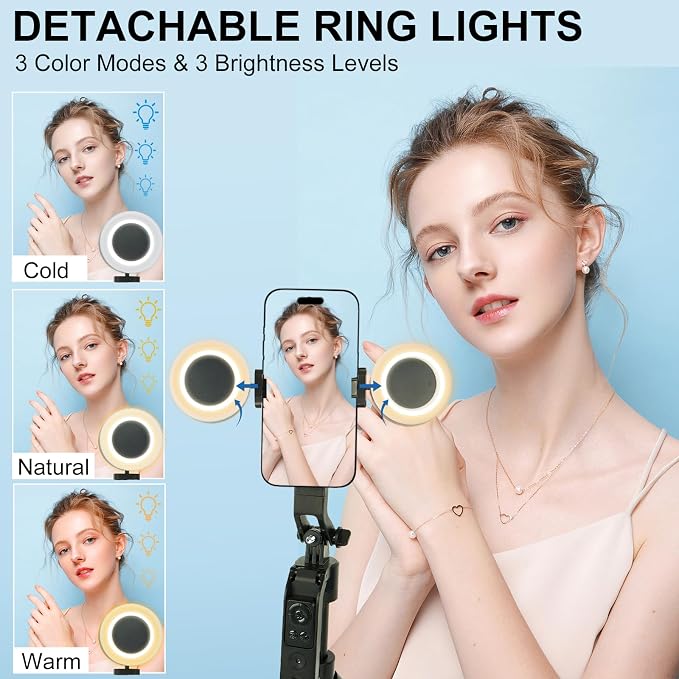 70.9" Auto Face Tracking Tripod 360° Rotation - Image 6