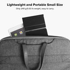 DeLUX Foldable Keyboard with Touchpad and Numeric Keypad, 2.4G Wireless and - Image 6