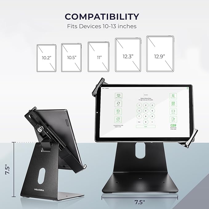 Volcora Anti-Theft Tablet Stand iPad Security Holder - Image 2